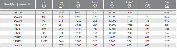 Mangueira Gates 10G2XH