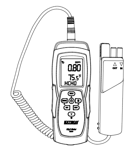 Medidor de Formaldeído Extech FM200
