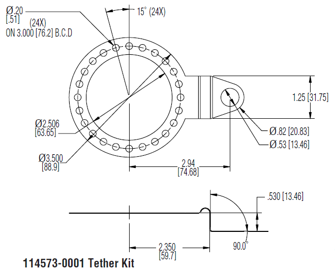 Kit de Fixação HS35R 114573-0001