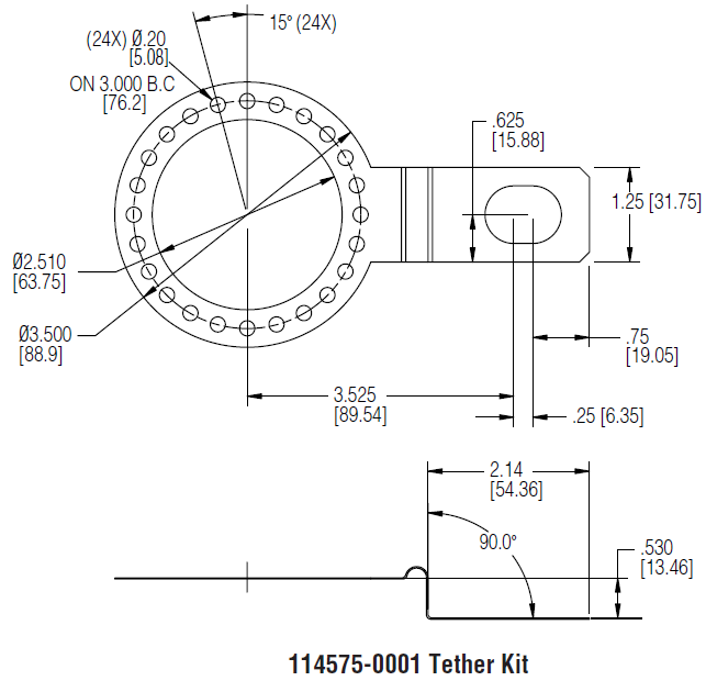 Kit de Fixação HS35R 114575-0001